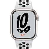 Apple Watch Series 7 Aluminum Nike with Case Starlight Sport Band GPS-45mm
